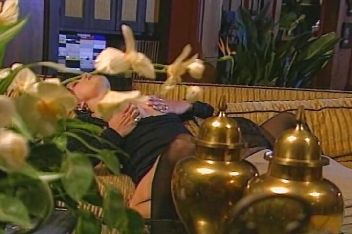 Seductive Brunette MILF in Hot Couch Action