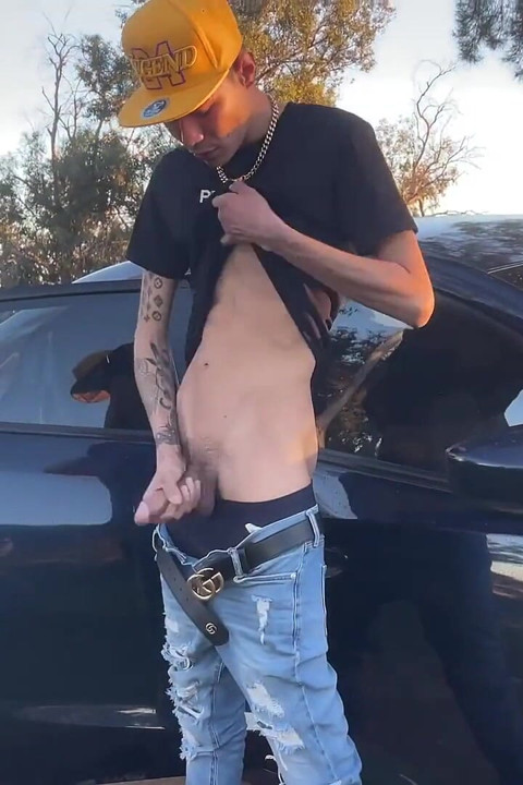 Monster Cock Show off Uncut Cum Shower Solo Jerk off