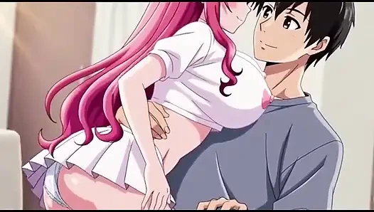 Сводный брат неустанно прижал массивные сиськи сводной сестры