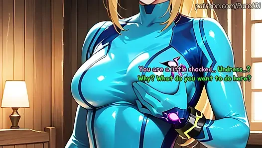 Samus Aran seni tavernada dildo olarak kullanmak için baştan çıkardı (seks 31 talimatı)