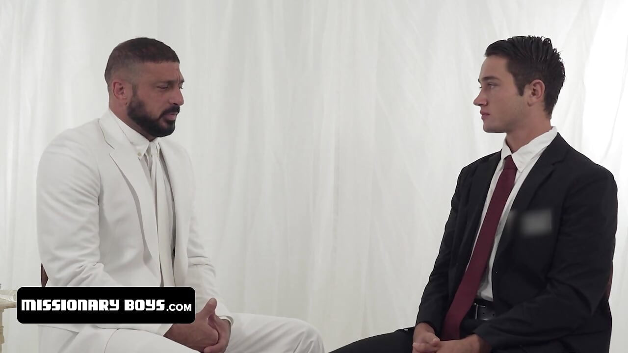 Horny missionary boy elder Anderson loves pounding bishop Napoli's tight asshole