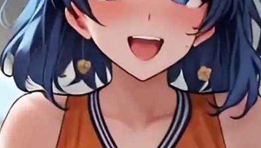 Tetek besar apa yang dimiliki pacar pemandu sorak, aku menidurinya setelah permainan di universitasnya