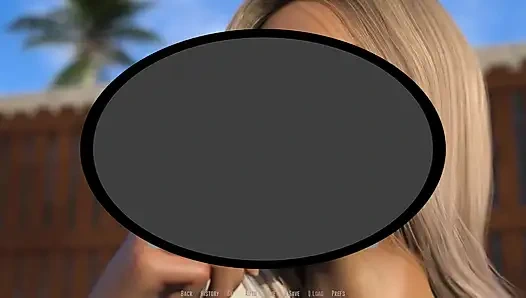 Werden sie ein rockstar: geile nasse leute im bikini am pool, episode 62