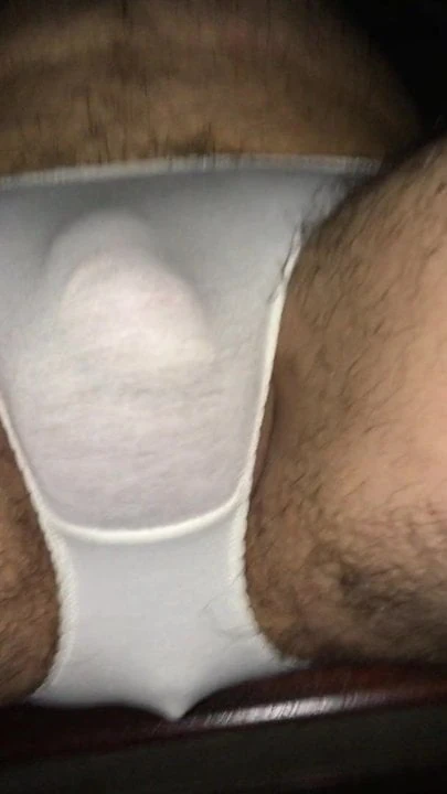 Wetting my little white cotton panties ... Part 1