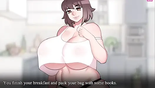 Komşunun orta yaşlı seksi kadın onu hamile bıraktığına inanamıyorum