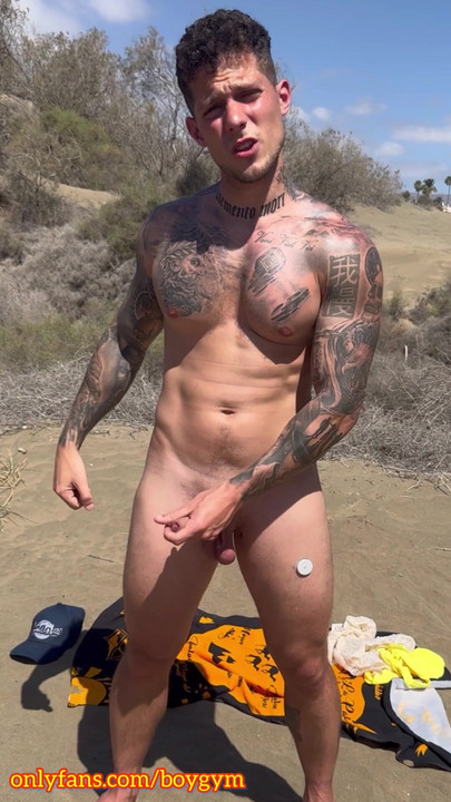 Exhibition Cock In The Public Place