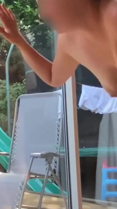Powerful moment from "House cleaner let him to fuck her while she clean window"