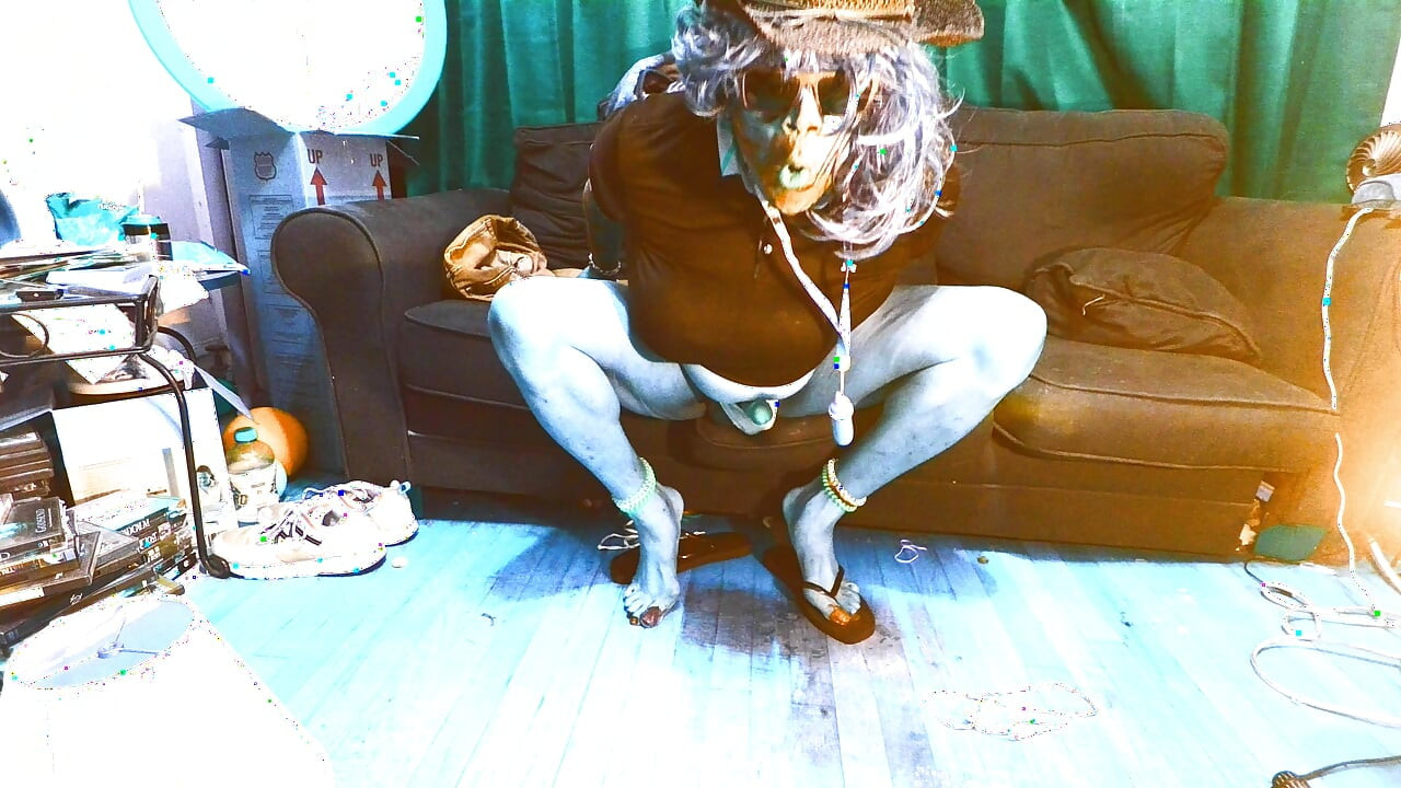 Crazy CD ass is itching, but so is her cock. She's horny in all holes and ready to dom and sub.