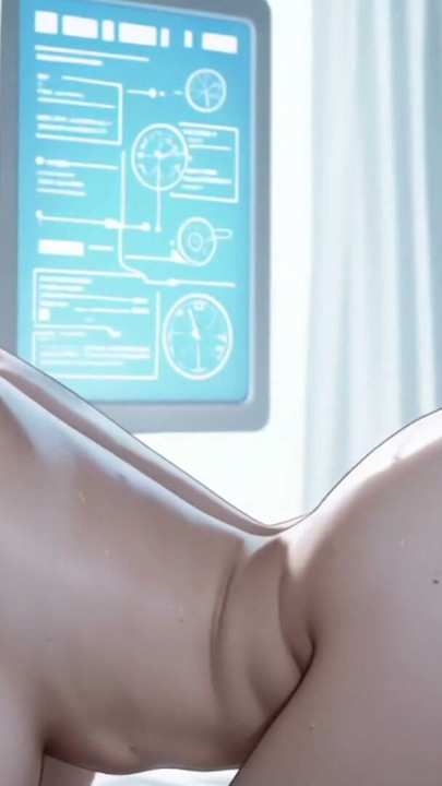 Sedução definitiva de androide: cabelo azul, luz branca, zero arrependimento – gerado por IA | Clipe 2