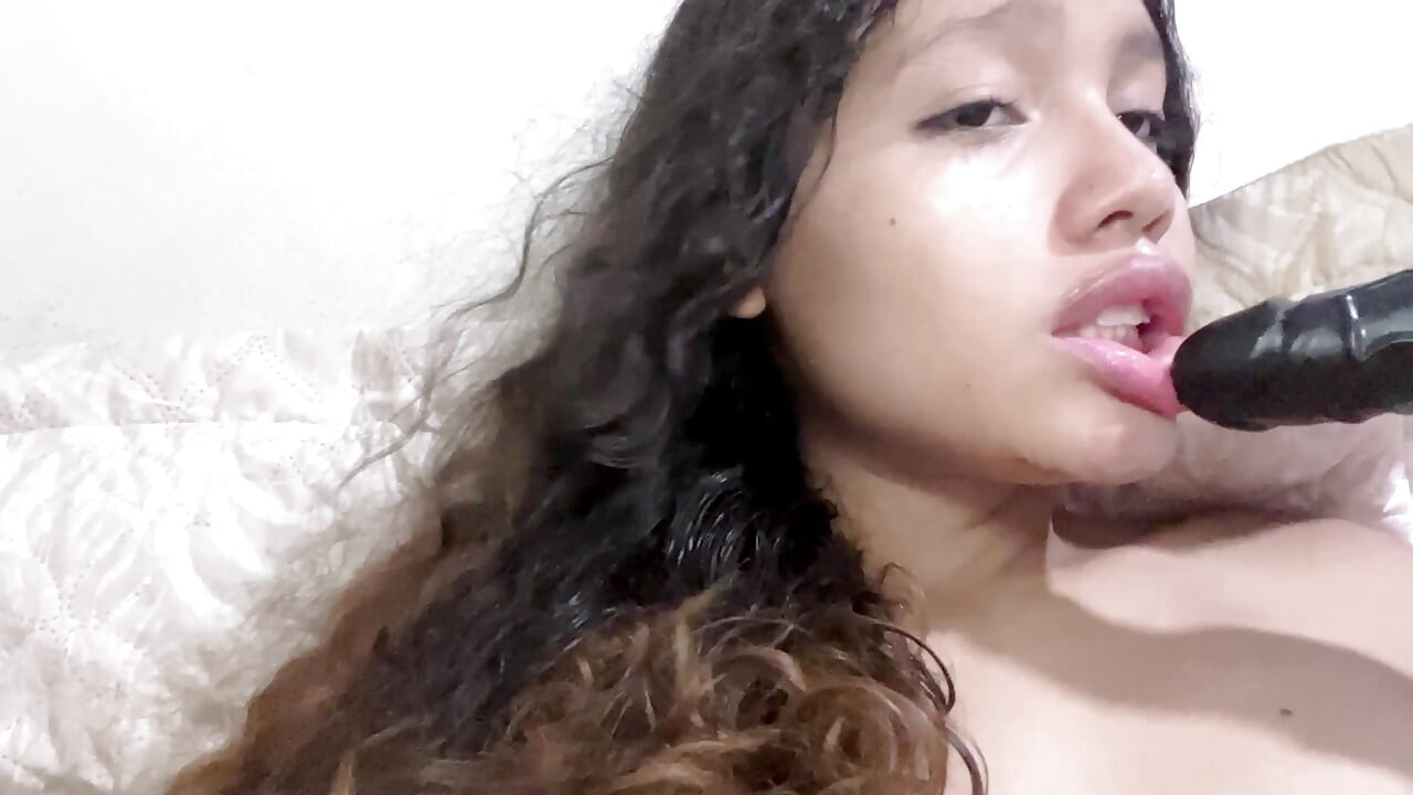 Teen girl dreams of big cock and masturbates
