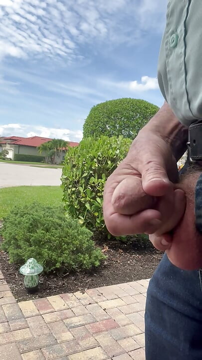 Public Driveway Masturbation