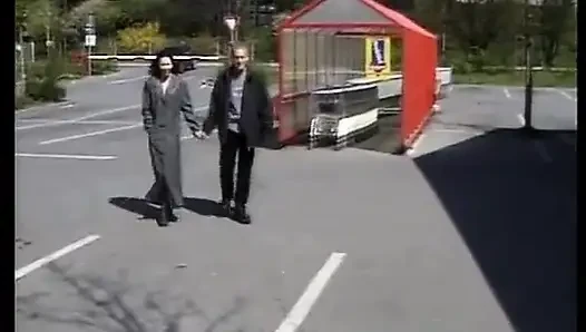Cute Teen From Germany Gets Pounded by Big Cock in Outdoor Session