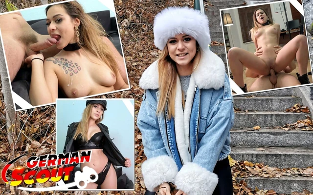 German Scout - Skinny Teen Bella Rico Talk to First Time Casting Fuck in Berlin