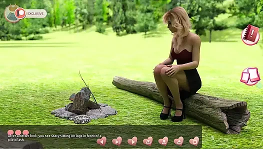 Helping the hotties #3 - Johannes took a sneak peak to see what the girl in the cabin is up to.