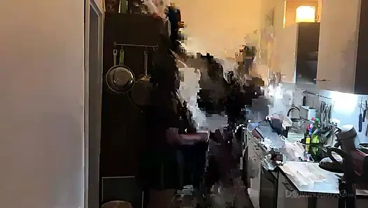 Kitchen Fisting Frenzy - Mature Sluts Stretched Wide Open