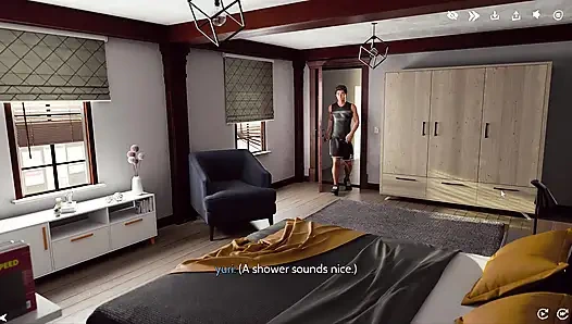 3D Devilla Pounded On Yoga Bar, Boobs Covered In Sperm For Lustful Finish