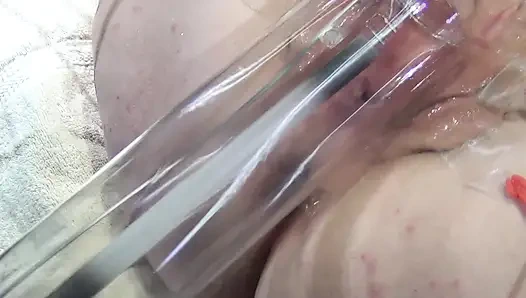 10 Far Spread Pussy, крупный план, секс с лампой 1000 ватт