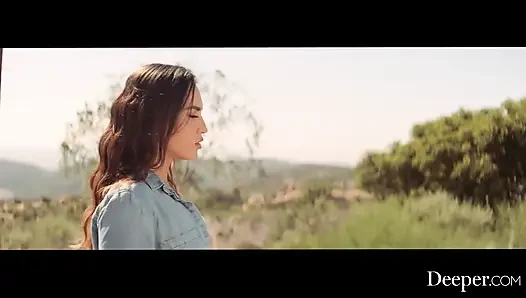 Tiefer. Hippie Kelsi Monroe zeigt dem geschäftsmann das wilde leben