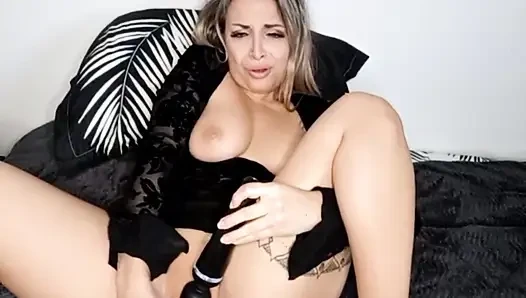 Playing with my pussy until I reach two orgasms