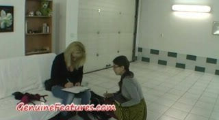 Casting com verdadeira loira tcheca