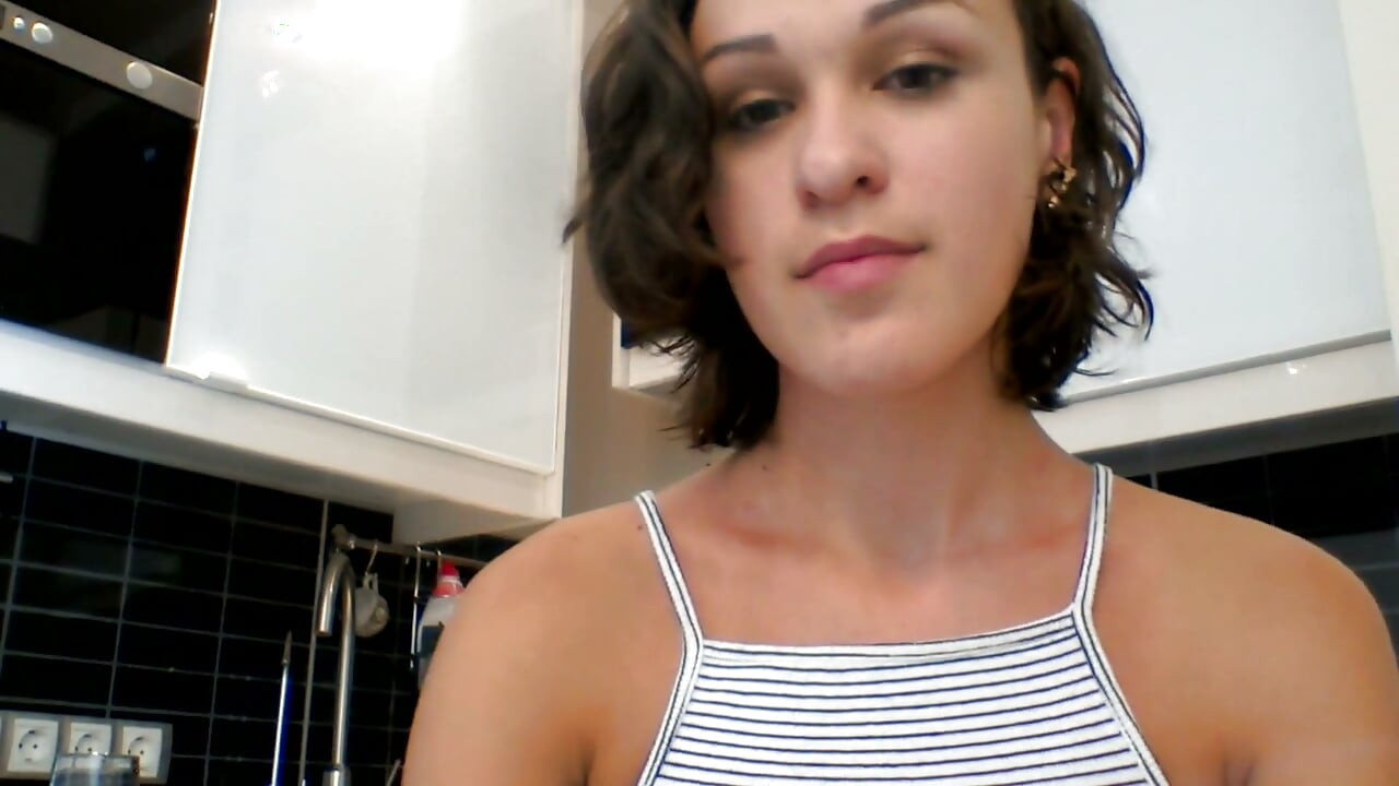 Young Stepdaughter Experiences Deepthroat and Fucking in the Kitchen
