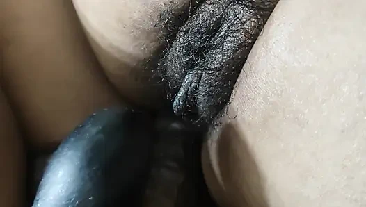 Romantik mit vibrator auf muschi mit schwanz