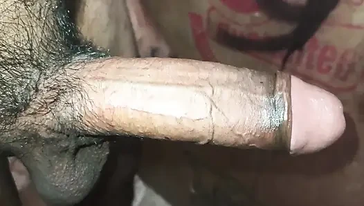 Indian boy playing handjob indoor