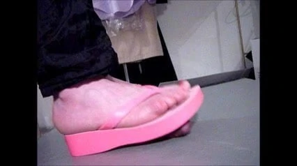 Pink Power part 3 ( pink flip flops )
