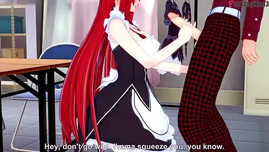 Rias Gremory Maid Cosplay sex - DXD NTR Madness Series