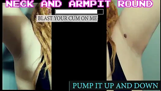 Boyun koltuk altlarıma ve memelere mastürbasyon oyunu