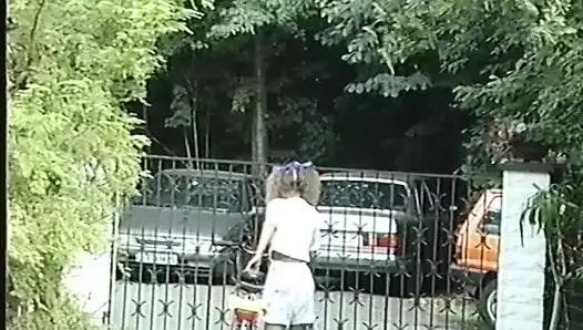 He Shows His Stepsister Where the Hammer Hangs