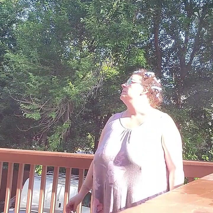 Ma's Smokin' in Curlers