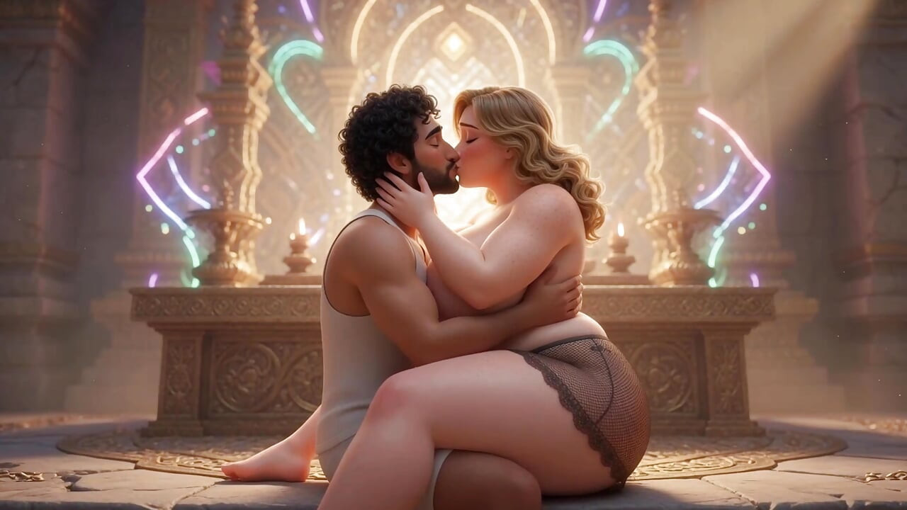 Temple of Lust - Passionate Couple's Erotic Adventure