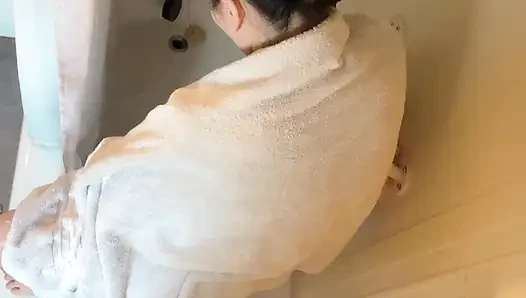 Pov hana in der duschzeit, pov-video