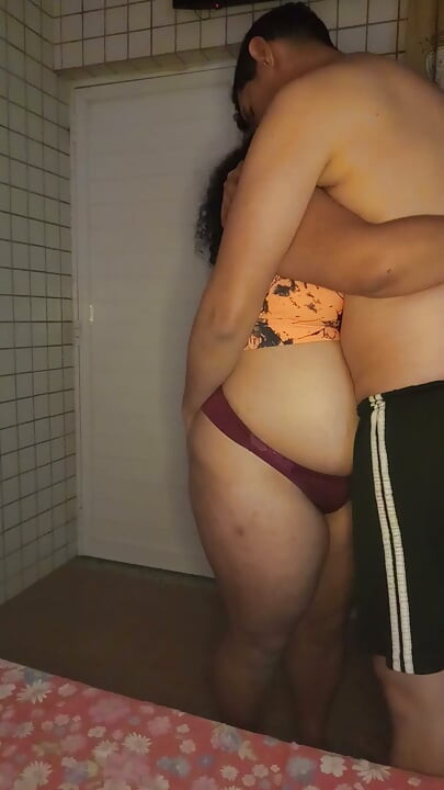 Running My Hand Over My Stepsister’s Pussy While Mom Is Out Shopping