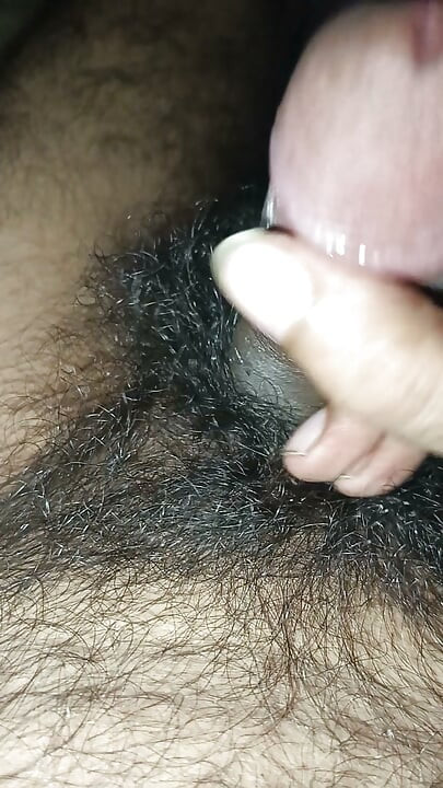 Big hard solid cock jerking with moaning