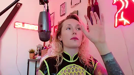 Kadın egemenliği ritüeli itaatkar itaat ve kontrol