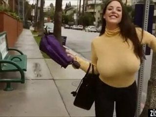 Angela White – hot in a sweater