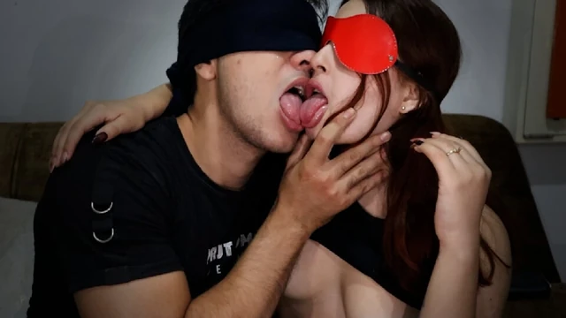 Delicious and Deep Tongue Kiss From an 18-Year-Old Stepsister Who Is Jealous😈