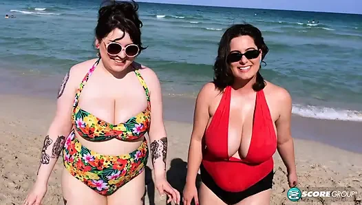 Ein tag in South Beach mit Alana Lace und Kelli Maxxx