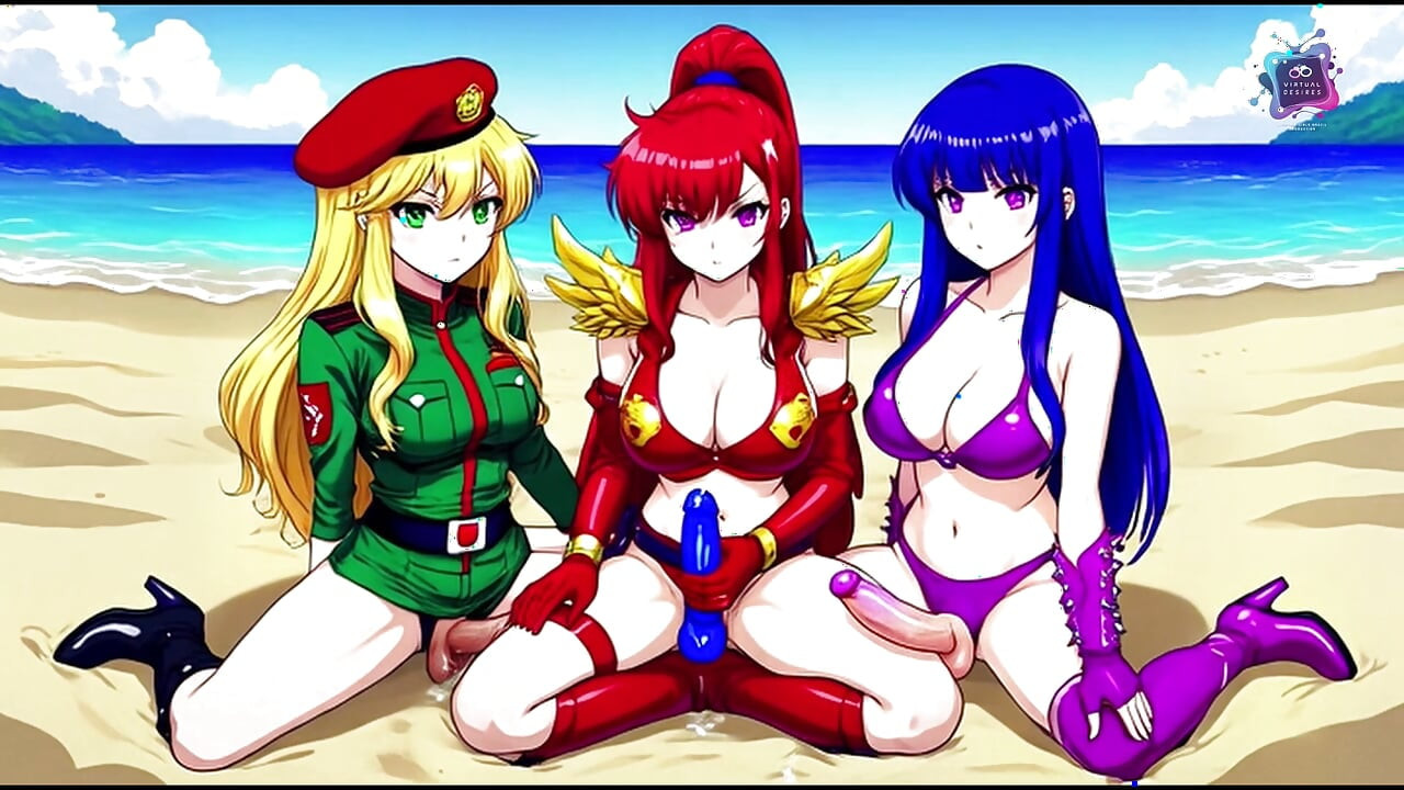 Hot Girlfriends on a Brazilian Beach
