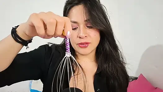 ASMR CRANIALMASSAGE, UM KITZEL ZU FÜHLEN