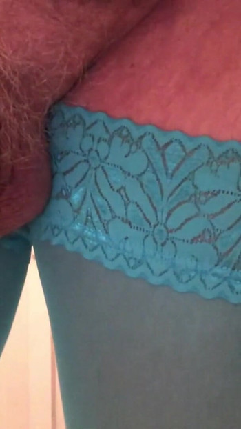 Spectacular moment from "Pissing, then I oum 2 times.. Crossdresser twists his nipples, drips precum, pisses, estims and"