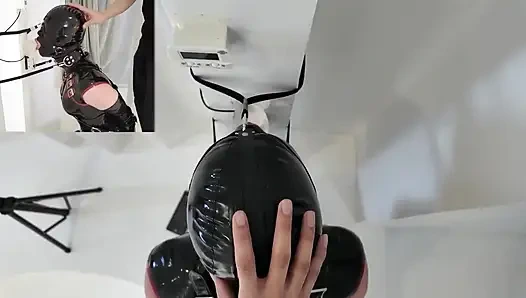 Mz33 - diz çöktürme eğitimi için lateks tek eldiven kısıtlaması