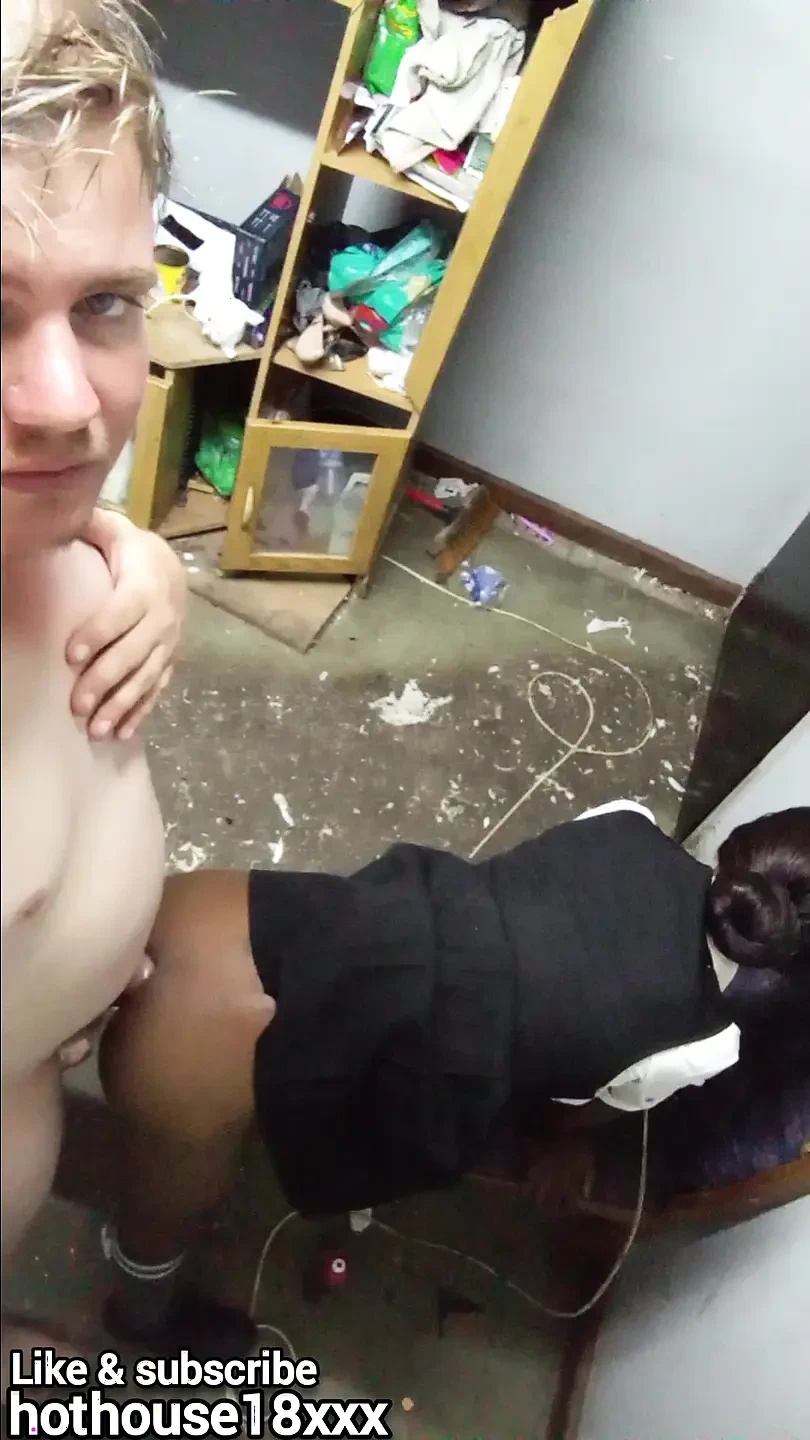 Black petite school girl plays pussy on chair , then grinds her ass on the teacher’s cock