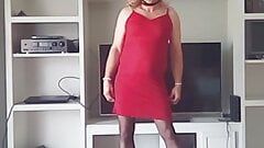 Crossdressing Cindy loves to have fun