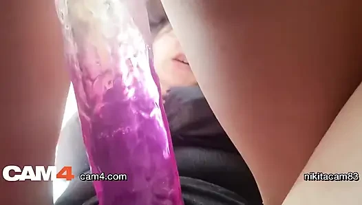 Sex doll gets her pussy and mouth ravaged by dildos