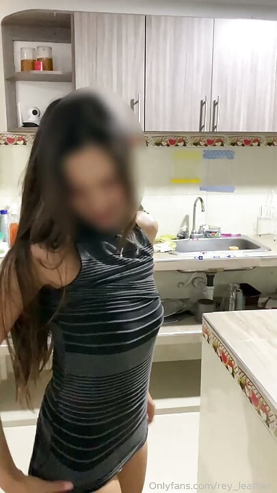 I promised her I would buy her the house if we fucked in the kitchen