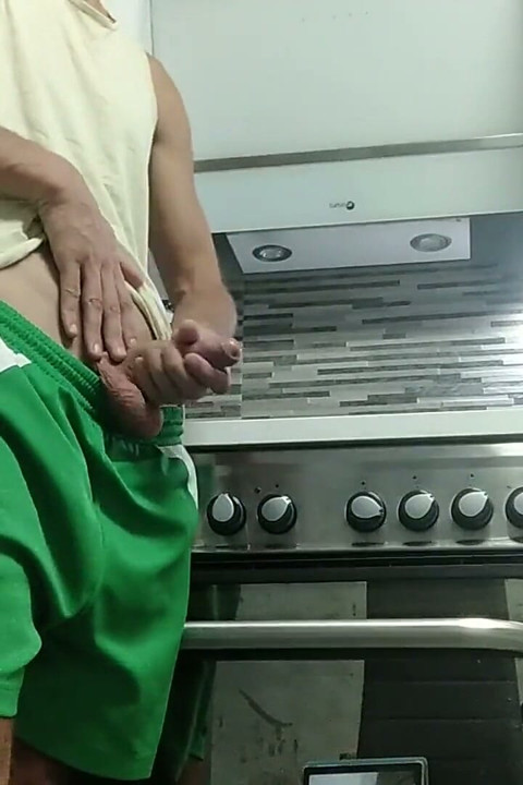 Mature Househusband with Giant Cock Gives You Milk in the Kitchen