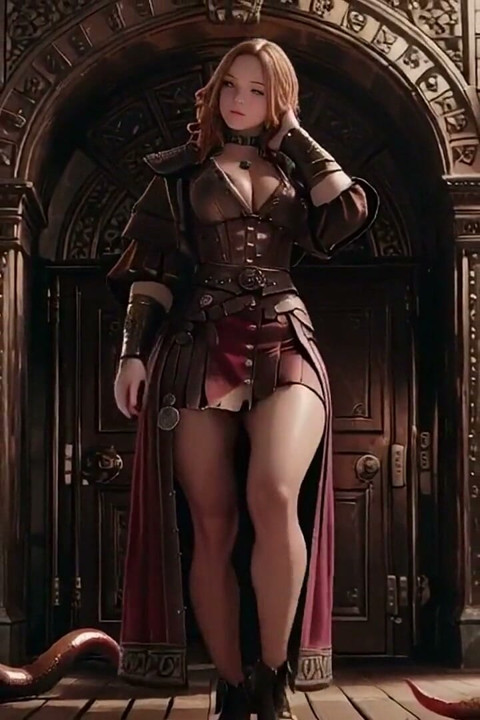 Red Queen's Epic Journey! Cold Beauty in the Gothic Hall, a Lazy Warrior Under Heavy Armor?